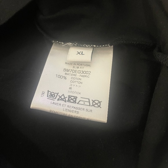 Givenchy Black Cotton Gemini Faces Print T-Shirt Sz XL - Picture 8 of 8